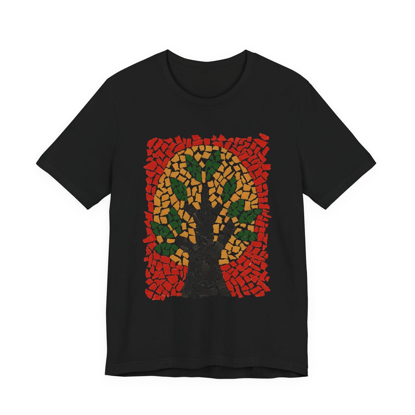 Mosaic Love Tree by Ree Ree T‑Shirt