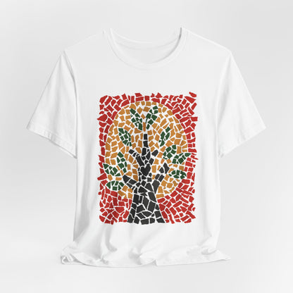 Mosaic Love Tree by Ree Ree T‑Shirt