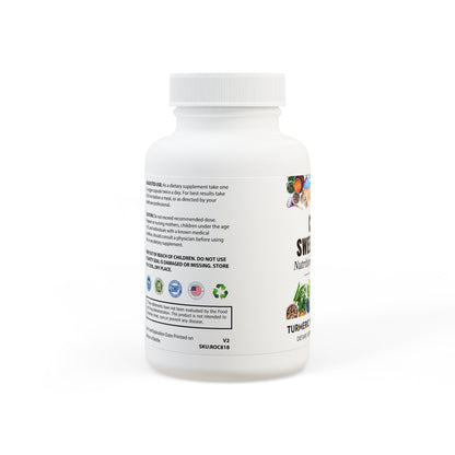 Turmeric with BioPerine® (Black Pepper Fruit Extract) Supplement (60 Capsules)