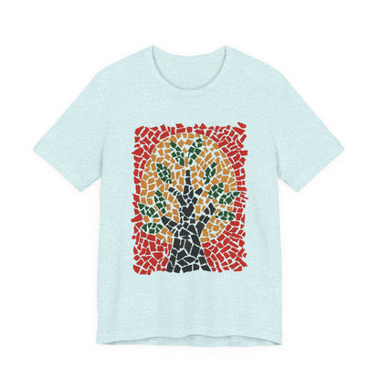 Mosaic Love Tree by Ree Ree T‑Shirt