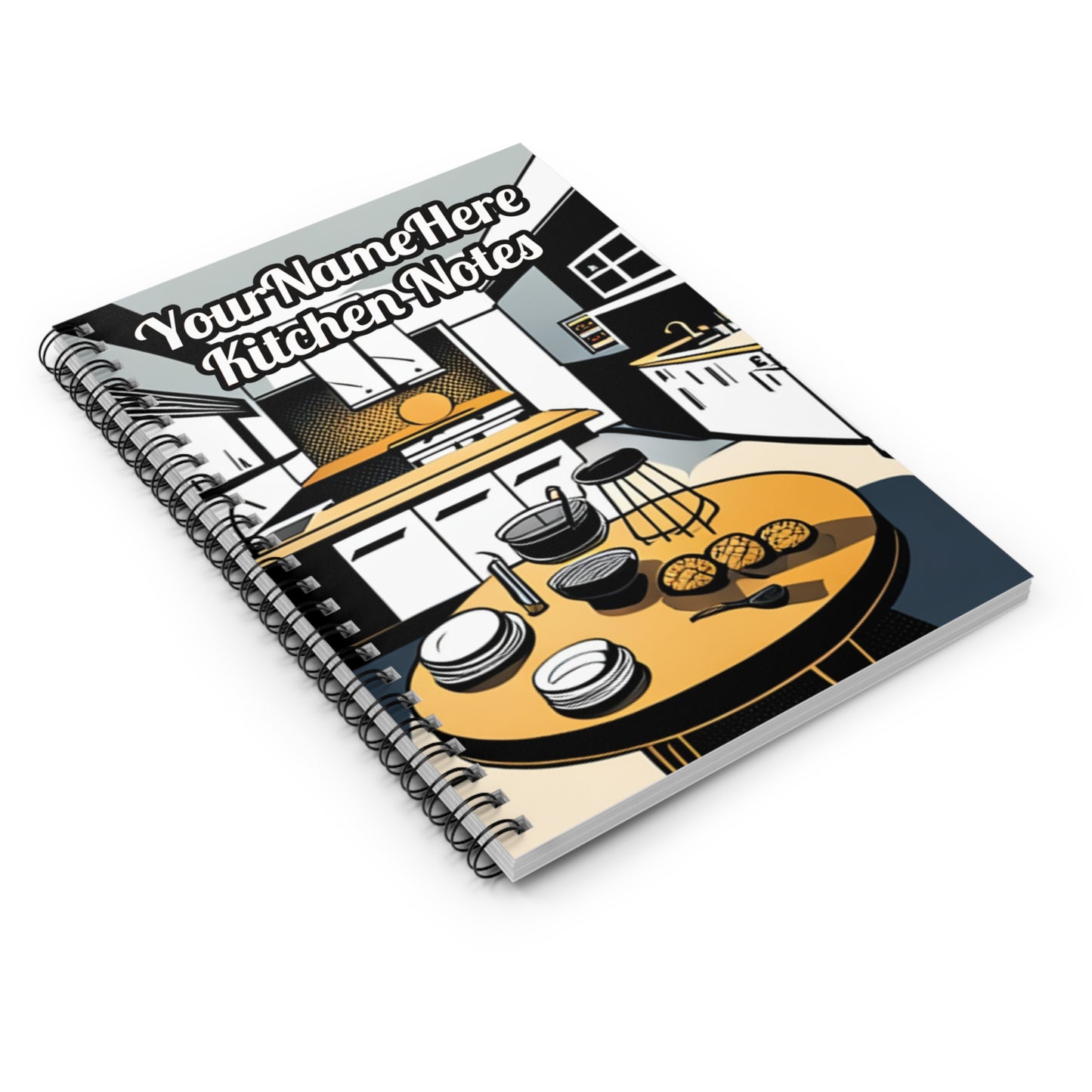 Personalized Kitchen Notes Notebook
