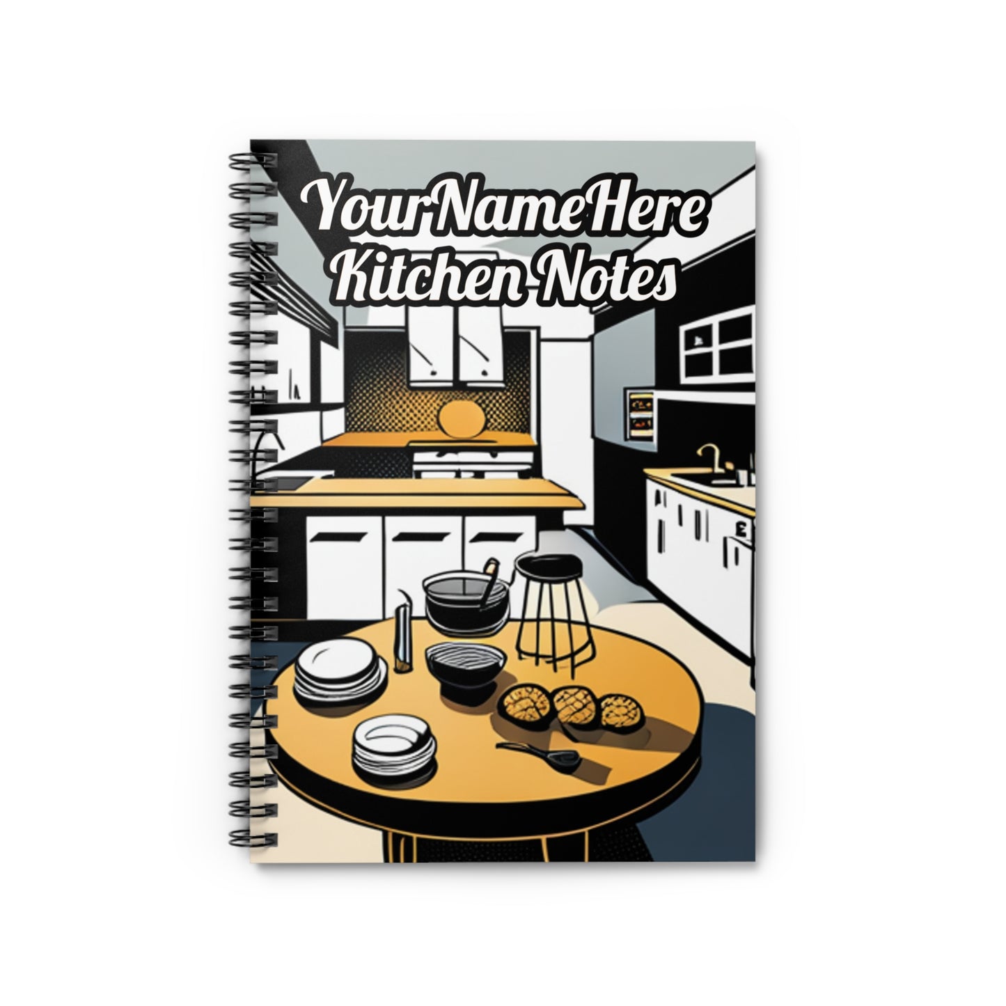 Personalized Kitchen Notes Notebook